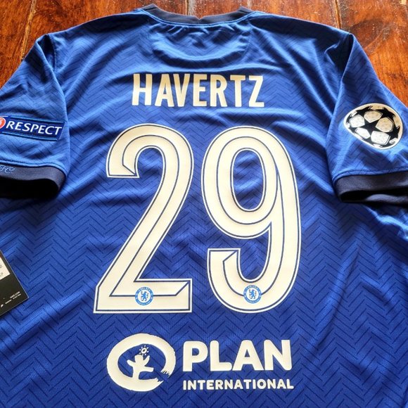 【国内正規品】2021 チェルシー HAVERTZ ユニフォーム 2021-22 Chelsea Home Shirt Havertz #29 (M)